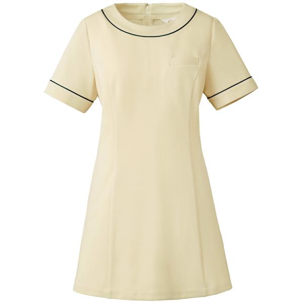 Calala CL-0204 チュニック 白衣 半袖ナースウェア エステ クリニック向け