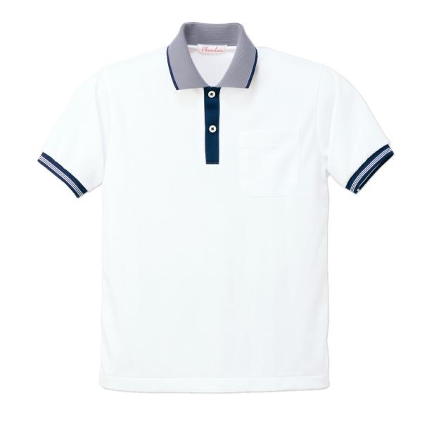 【シャロレー】6810-10・41・73・89【介護 ポロシャツ 男女兼用】