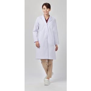 白衣 FOLK 2530PO ドクターコート 白衣 シングル医療衣