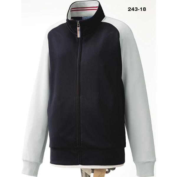 KAZEN 243-18 介護 上衣 ジャージジャケット 長袖 メンズ 男性用