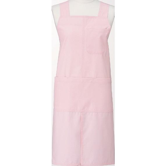 【KAZEN】922-70・71・72・73・74【介護 エプロン ミドル丈 男女兼用】