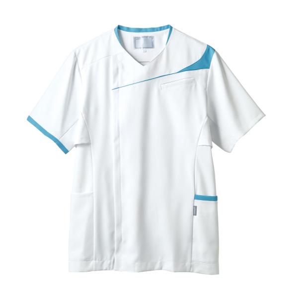 アシックス ASICS CHM854 スクラブ 半袖 男性用 メンズ 医療 看護