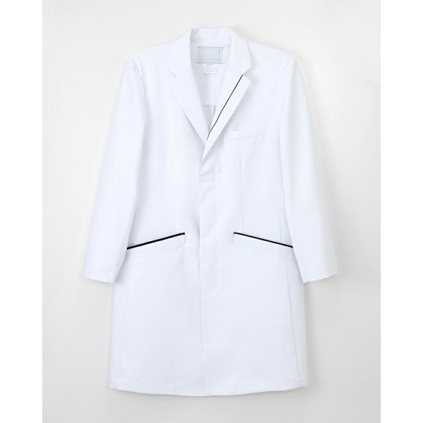 ナガイレーベン CJ-3370 メンズ 白衣 シングル診察衣 ドクターコート 医療