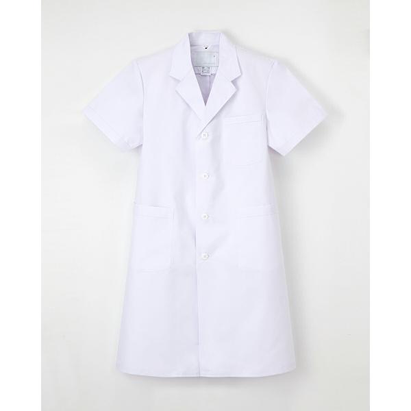 ナガイレーベン EP-112 男性白衣 半袖診察衣 メンズ ドクターコート 医療