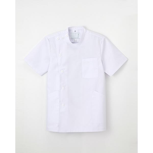 ナガイレーベン EP-167 ケーシー 白衣 男性用 メンズ 半袖 KC 医療