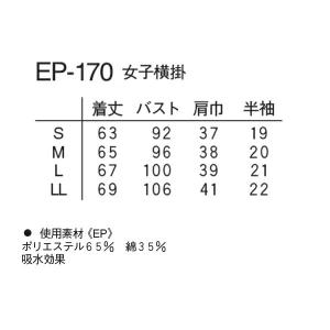 ナガイレーベン EP-170 ケーシー 女性用...の詳細画像1