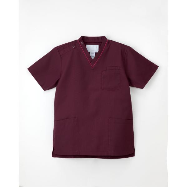 ナガイレーベン SL-5092 男女兼用 スクラブ 白衣 半袖上衣