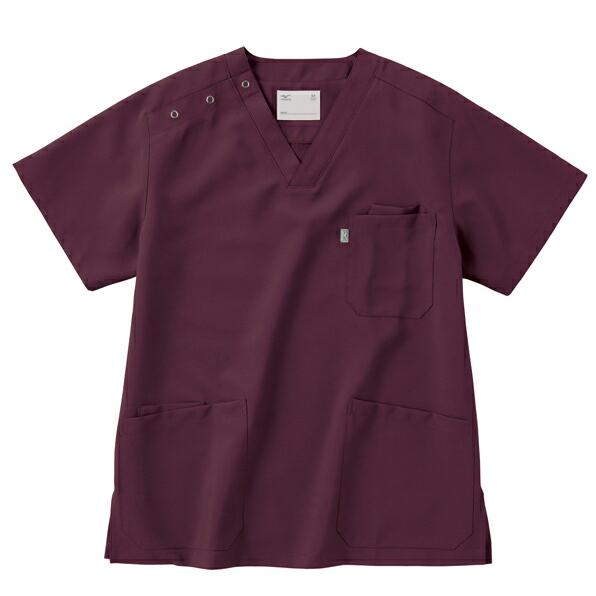 unite×ミズノ MZ-0021 スクラブ 白衣 男女兼用 スクラブ白衣 ジャケット 半袖