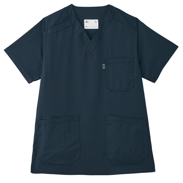 unite×ミズノ MZ-0120 スクラブ 男女兼用 ジャケット 半袖 白衣  医療 看護