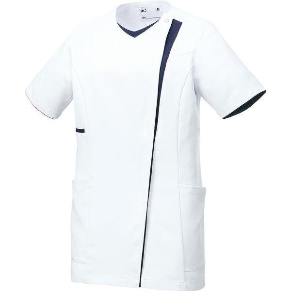 unite×ミズノ MZ-0163 白衣 ジャケット 半袖 上衣 女性用 レディース