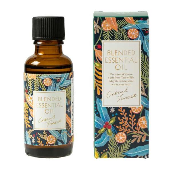 ブレンドエッセンシャルオイル シトラスフォレスト 30ml 生活の木 季節限定 ギフト　