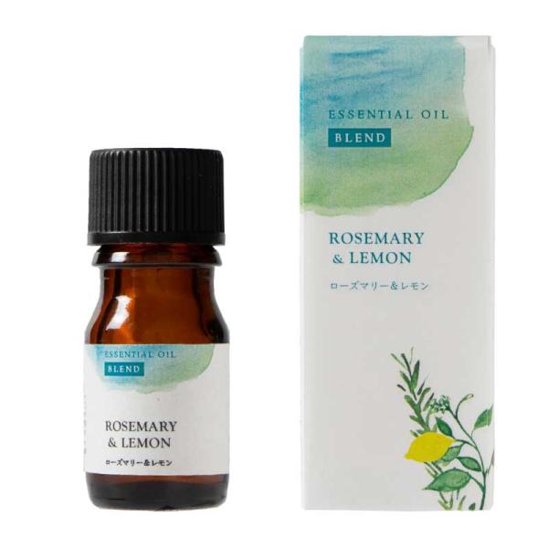 WSブレンド精油 ローズマリー＆レモン 5ml 生活の木 エッセンシャルオイル アロマオイル