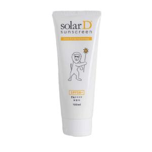 ソーラーD サンスクリーン Lion 100ml アンブロシア ライオン SPF 50 PA++++  日焼け止め 白浮きしない ビタミンD｜White Studio