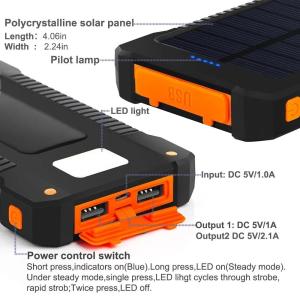 30000mAh 大容量 ソーラーモバイルバッ...の詳細画像4