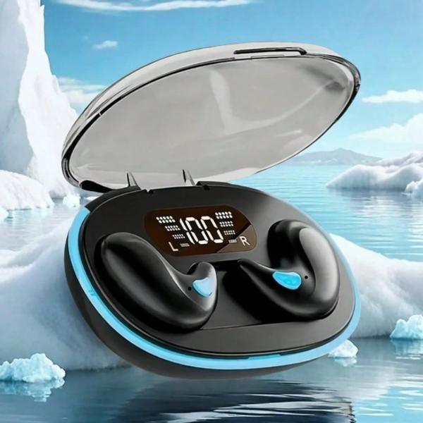 ワイヤレスイヤホン Bluetooth フィット型 コンパクト 高音質 重低音 ノイズキャンセリング...