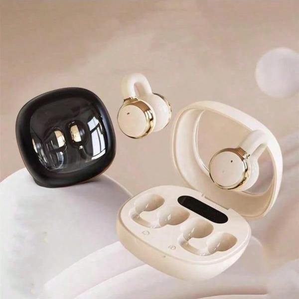 ワイヤレスイヤホン オープンイヤー おしゃれ Bluetooth コンパクト 高音質 重低音 ノイズ...