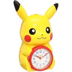 セイコー クロック 目覚まし時計 ポケットモンスター ピカチュウ キャラクター型 おしゃべり アラーム アナログ JF379A