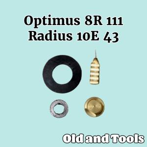 OPTIMUS 8R 111 ウィック パーツ 7点セット / バーナー : wickstove