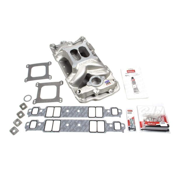 【並行輸入品】Edelbrock 2042 パフォーマー RPM エアギャップインテークマニホールド...