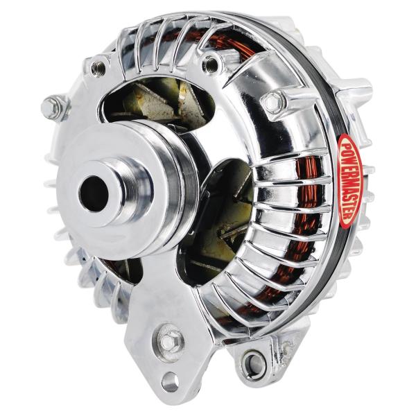 【並行輸入品】Powermaster 17019 クロムオルタネーター(90A 2V ラウンドバック...