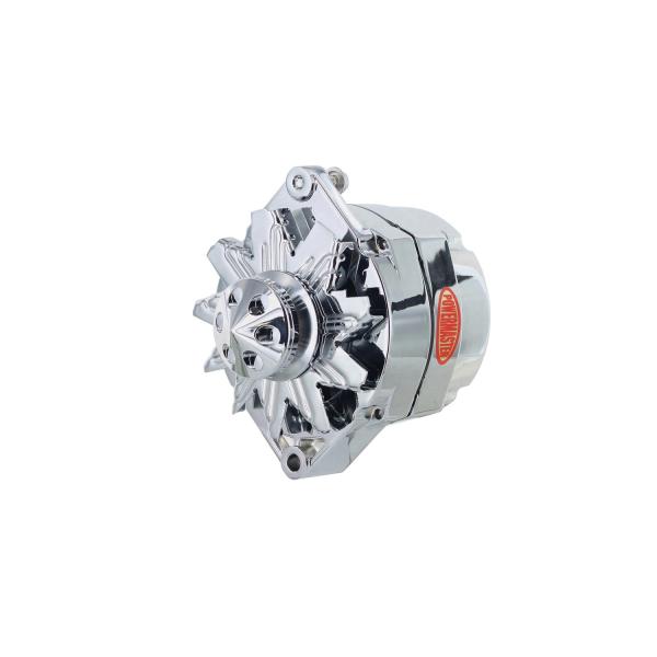 Powermaster 17294 367 クロームオルタネーター (12SI 100A 1V プー...