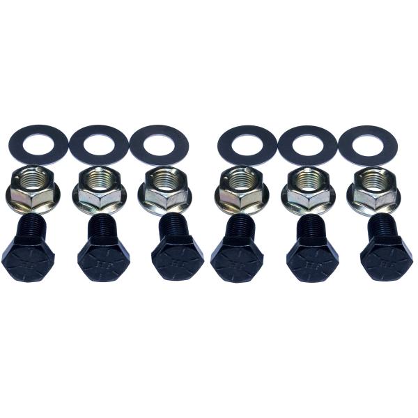 Torque Converter Hex Bolts &amp; Nuts, 3/8"x24x9/16". ...