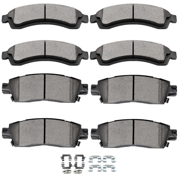 SCITOO セラミックブレーキパッドキット ブレーキパッド8点セット Buick Rainier ...