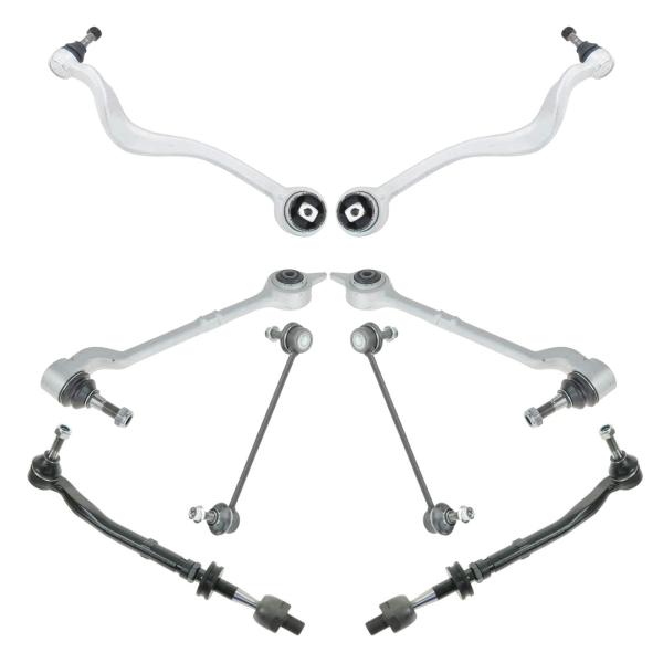 Front Steering &amp; Suspension Kit Control Arm with B...