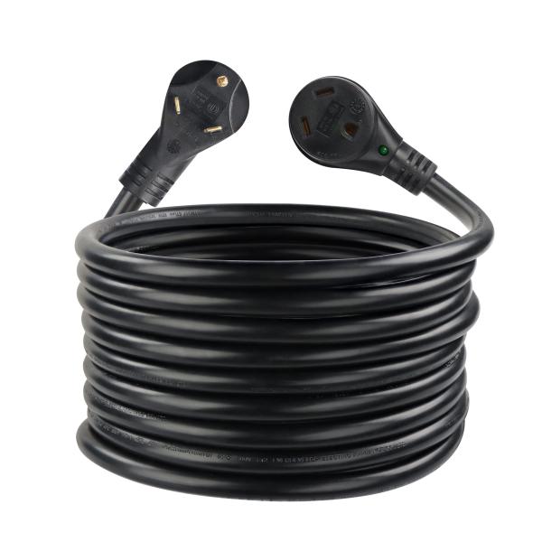 Dumble 30 AMP RV Power Cord with Grip Handle &amp; Ind...