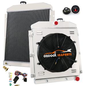 OzCoolingParts Pro 4列コア 全アルミニウム AE5100 ラジエーター + 16インチ ファン シュラウドキッ 並行輸入品