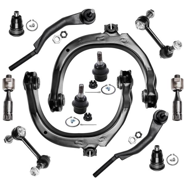 【並行輸入品】Detroit Axle   フロントエンド サスペンションキット 12ピース シボレ...