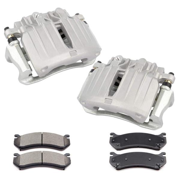 cciyu Rear Brake Caliper with Pads fit For Cadilla...