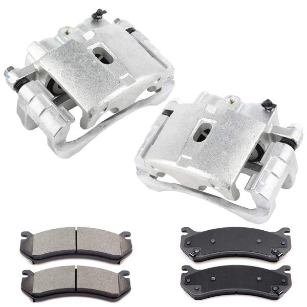 cciyu Brake Caliper with Pads Rear fit For Cadilla...