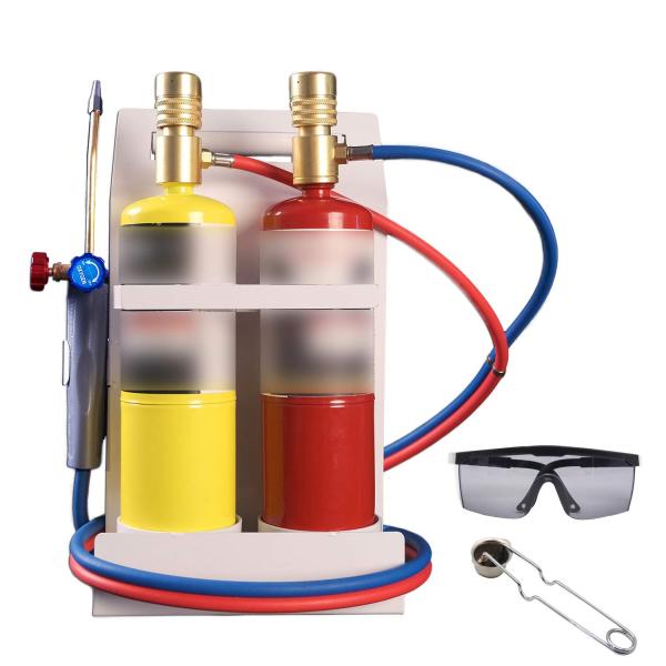 Oxygen MAPP Torch Kit With Pressure Meter With Tan...