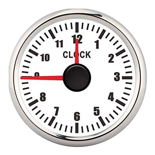 【並行輸入品】ダッシュボード タイムクロック 2インチ ユニバーサル 0 12 時間計 時計 計器 ...
