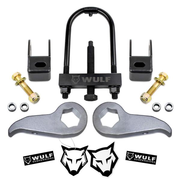 Wulf 3" Front Leveling Lift Key Kit with Shock Ext...