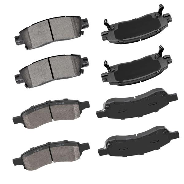 cciyu セラミックフロントリアディスクブレーキパッドセット ビュイックエンクレーブ/レイニア、シ...