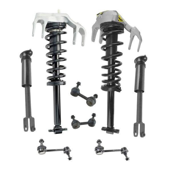 【並行輸入品】フロント&amp;リア ストラットアセンブリ ショックアブソーバー スウェイバーリンクキット ...