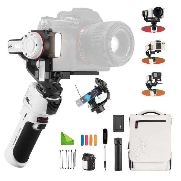 Zhiyun Crane M3 Proバージョン 3軸ハンドヘルドジンバルスタビライザー ミラーレス...