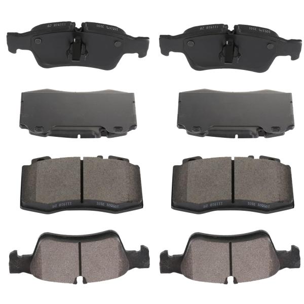 AUTOMUTO D847 &amp; D986 Ceramic Brake Pads Kits, Fron...