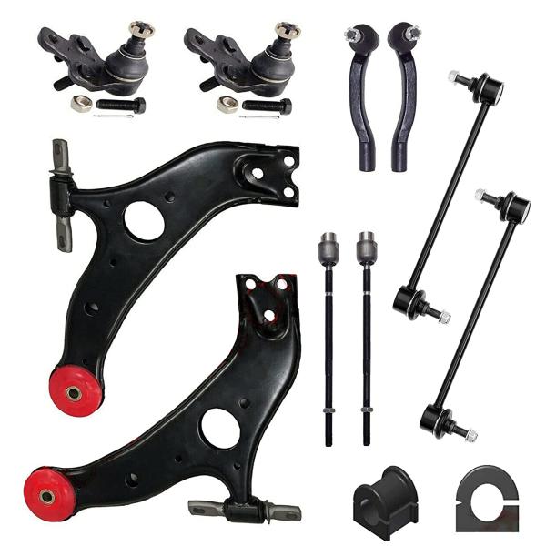 フロントサスペンションキット 12個 シエナ 2004 2010, K620713 K620714 ...