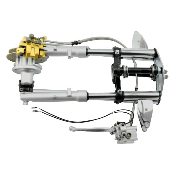 フロントフォークセット ブレーキキャリパーディスクアセンブリ ホンダ モンキーバイク Z50 USA...