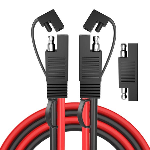 【並行輸入品】Goupchn SAE延長ケーブル 10AWG 20フィート クイックディスコネクトワ...