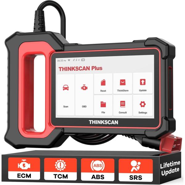 THINKCAR カースキャナー Thinkscan Plus S5 OBD2スキャナー コードリー...