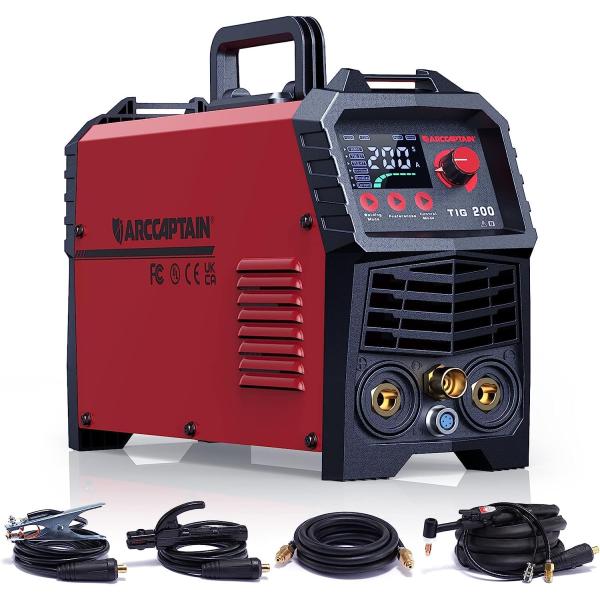 TIG溶接機 ARCCAPTAIN HF TIG/Stick/Arc 200Amp 110 &amp; 22...