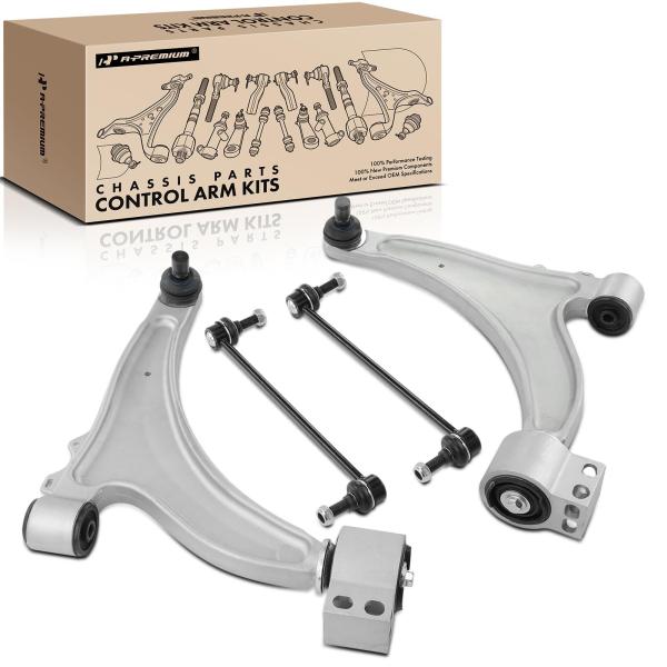 A Premium 4Pcs Front Suspension Kit, Lower Control...