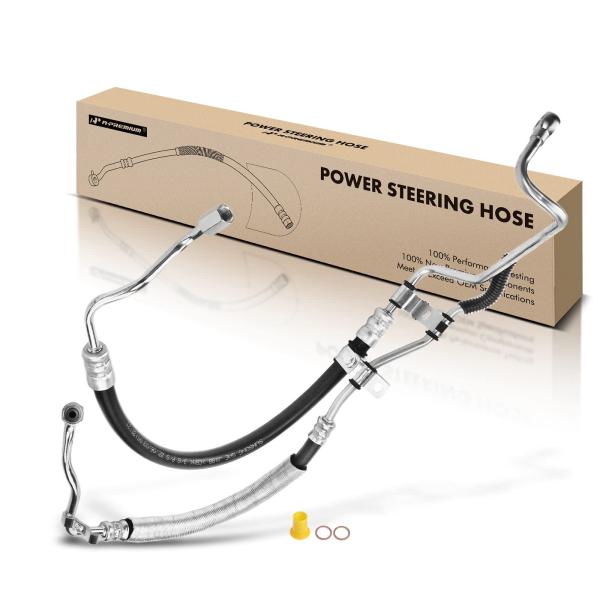 A Premium パワーステアリング圧力とリターンラインホースアセンブリ スバル インプレッサ 2...