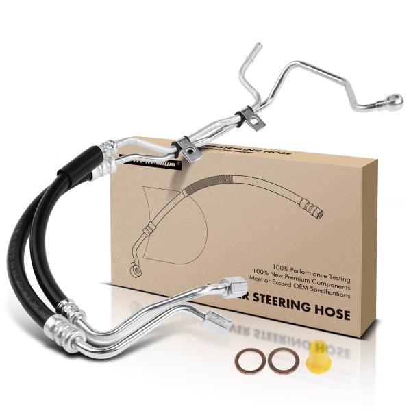 【並行輸入品】A Premium パワーステアリング圧力とリターンラインホースアセンブリ Subar...