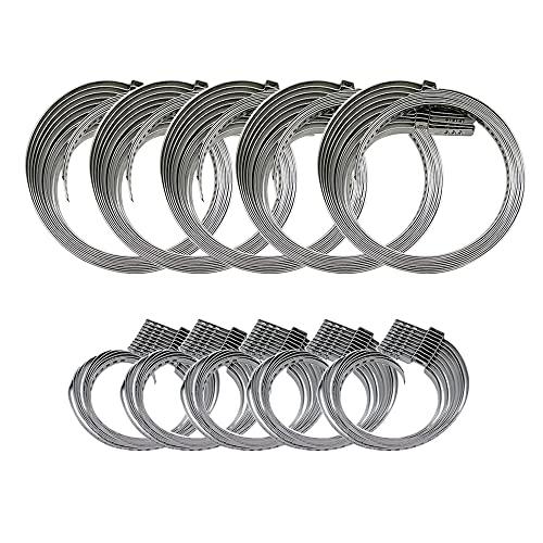 CV Boot Clamp Kit 100Pcs  Stainless Steel Universa...