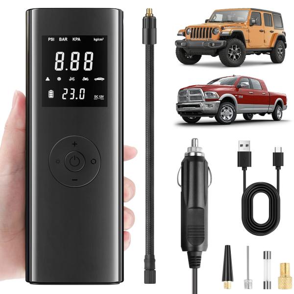 LiltsDRae Tire Inflator Portable Air Compressor Fi...